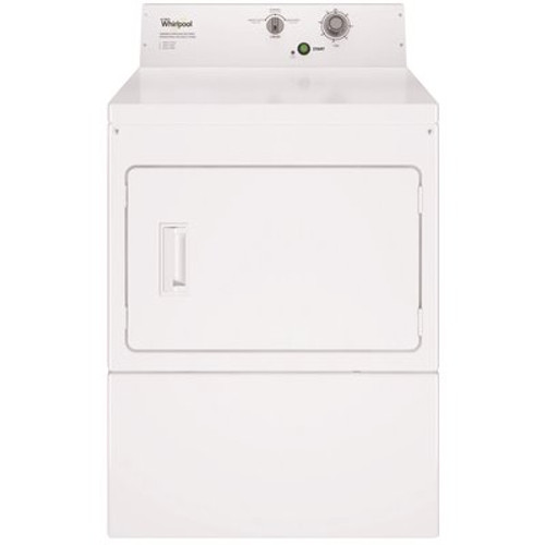 Whirlpool 7.4 cu. ft. 120-Volt White Commercial Gas Super-Capacity Dryer
