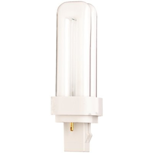 Satco 60-Watt Equivalent T4 GX23-2 Base Dual Tube CFL Light Bulb in Warm White Satco 60-Watt Equivalent T4 GX23-2 Base Dual Tube CFL Light Bulb in Warm White