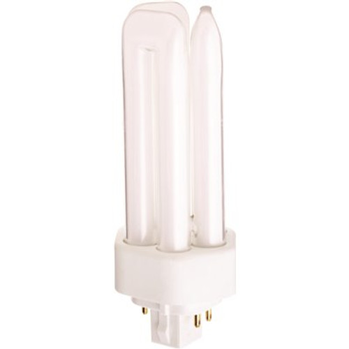 Satco 120-Watt Equivalent T4 GX24q-3 Base Triple Tube CFL Light Bulb in Cool White