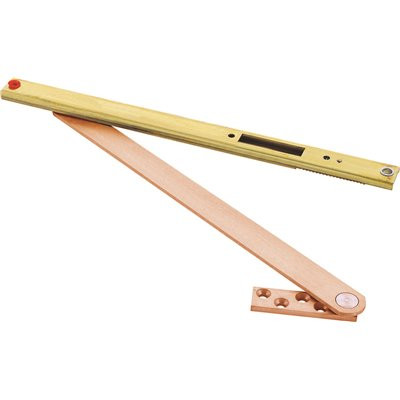 33-1/16 in. - 39 in. Hinges/Offset Pivot 39-1/16 in. - 45 in. Center Hung Pivot Satin Brass Concealed Stop Overhead Stop