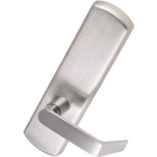Von Duprin Grade-1 Satin Chrome Exit Device Trim Only, Blank Escutcheon with 06 Lever Trim, Right Hand Reverse