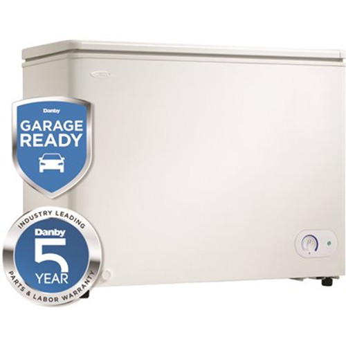 Danby 39.94 in. W x 33.33 in. H x 22.19 in. D 7.2 cu. ft. Chest Freezer in White