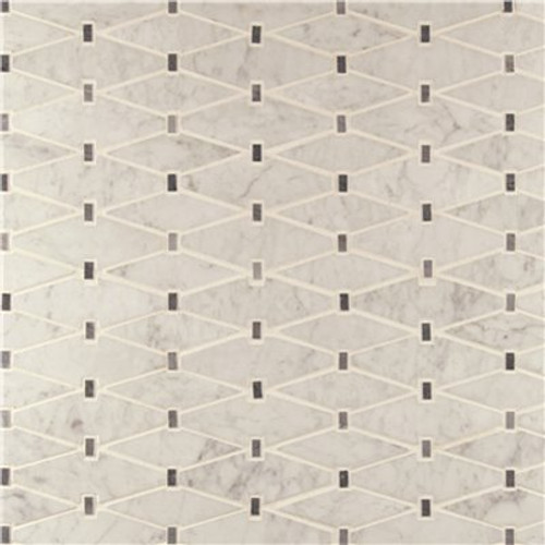 MSI Marbella Diamond 12 in. x 12 in. x 10 mm Polished Marble Mosaic Tile (10 sq. ft. / case) MSI Marbella Diamond 12 in. x 12 in. x 10 mm Polished Marble Mosaic Tile (10 sq. ft. / case)