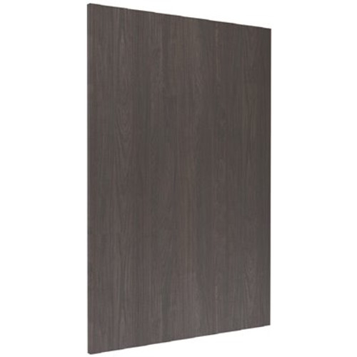 Cambridge Carbon Marine Slab Style Kitchen Cabinet End Panel (36 in W x 0.75 in D x 12 in H)