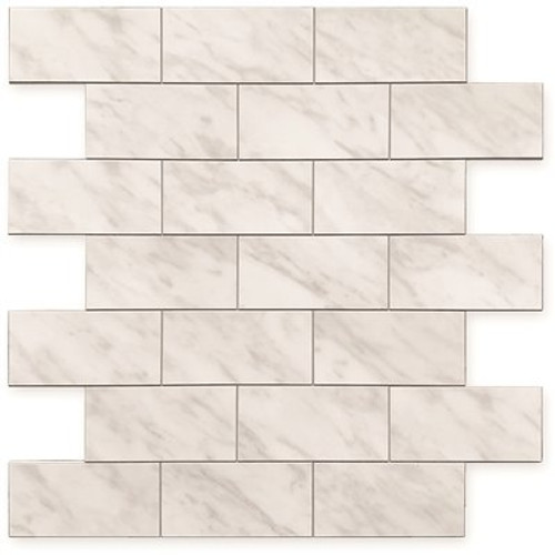 DIP Design Is Personal DIP Light Travertine Subway Tile 12 in. x 12 in. Self-Adhesive PVC Backsplash DIP Design Is Personal DIP Light Travertine Subway Tile 12 in. x 12 in. Self-Adhesive PVC Backsplash