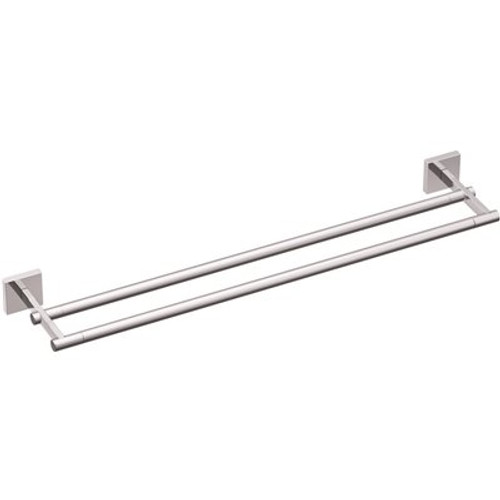 MOEN Triva 24 in. Double Towel Bar in Matte Black MOEN Triva 24 in. Double Towel Bar in Matte Black