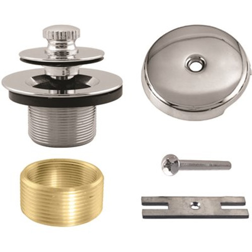 Westbrass 3-1/8 in. NPSM Twist and Close Universal Tub Trim with 1-Hole Faceplate in Polished Chrome Westbrass 3-1/8 in. NPSM Twist and Close Universal Tub Trim with 1-Hole Faceplate in Polished Chrome