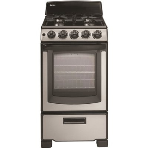 Danby DO NOT SELL 20 in. 2.3 cu. ft. Gas Range with Manual Clean Oven in Stainless Steel