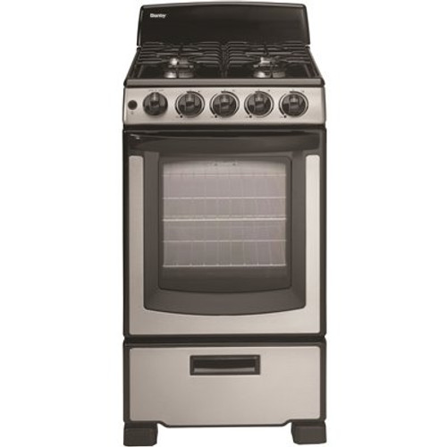 Danby DO NOT SELL 20 in. 2.3 cu. ft. Gas Range with Manual Clean Oven in Stainless Steel Danby DO NOT SELL 20 in. 2.3 cu. ft. Gas Range with Manual Clean Oven in Stainless Steel