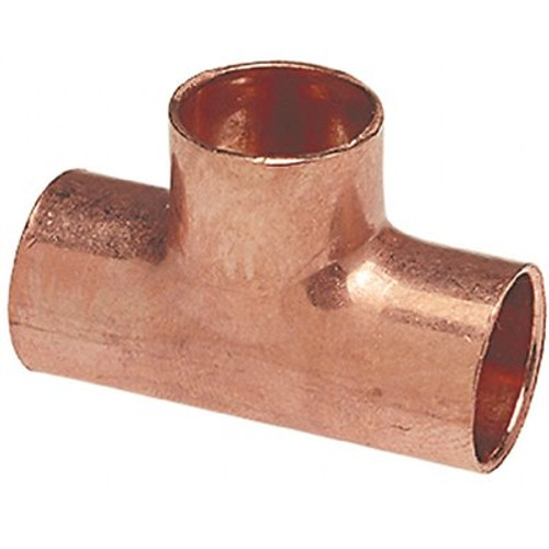 NIBCO 3/4 in. x 1/2 in. x 1/2 in. Wrot Copper C x C x C Tee (25-Pack) NIBCO 3/4 in. x 1/2 in. x 1/2 in. Wrot Copper C x C x C Tee (25-Pack)