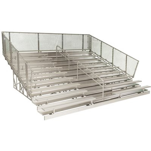 Midfielder 15 ft. 10-Row Aluminum Bleacher