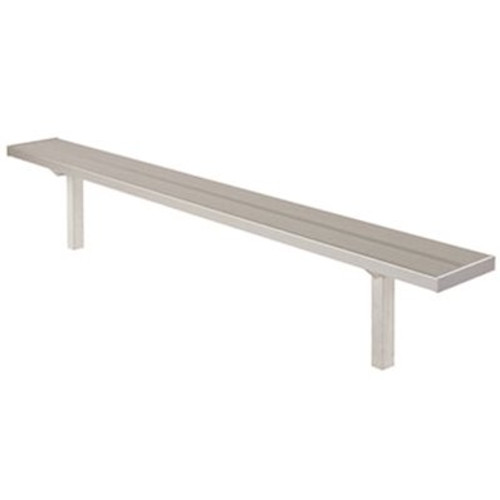 21 ft. All-Aluminum In-Ground Mount Player's Bench without Back