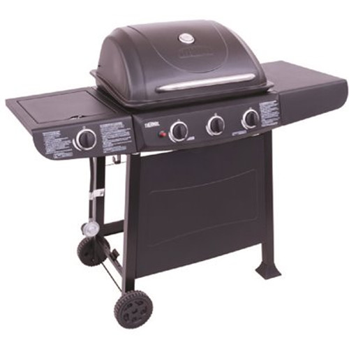 Thermos 3-Burner Propane Gas Grill in Black