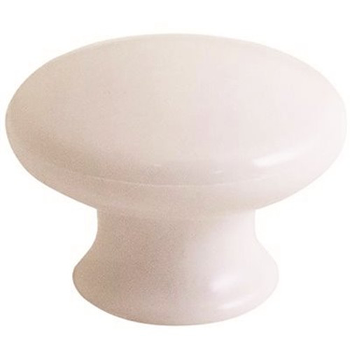 Anvil Mark 1-3/4 in. White Cabinet Knob (5-Pack)