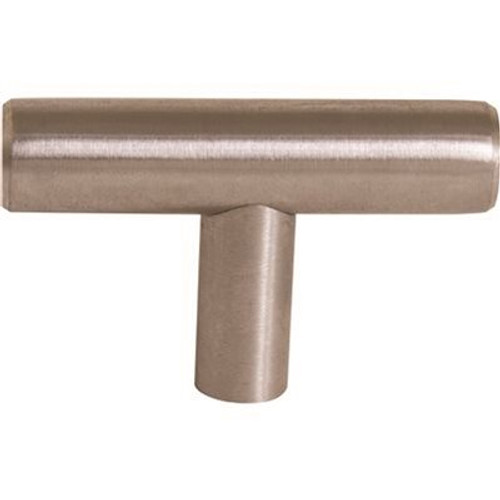 Anvil Mark 2 in. Satin Nickel Hollow Stainless Steel Drawer Pull (5-Pack)