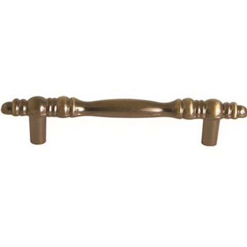 Anvil Mark 3 in. Antique Brass Cabinet Drawer Pull (5-Pack)