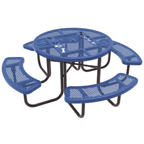 Blue Dog Park Picnic Table