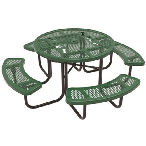 Green Dog Park Picnic Table