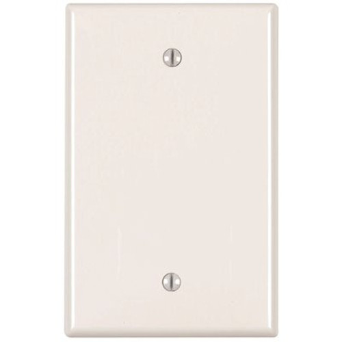 Leviton 1-Gang Midway Blank Nylon Wall Plate, White (10-Pack)