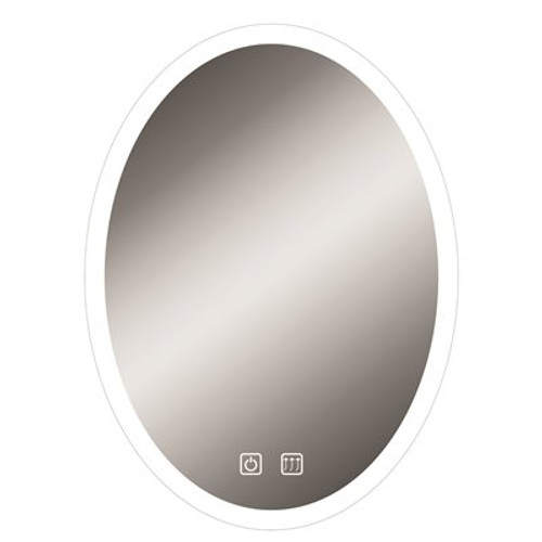 Litex 31.5 in x 23.63 in. Bluetooth LED Bathroom Mirror With Defogger, Night Light, and 2 touch on/off