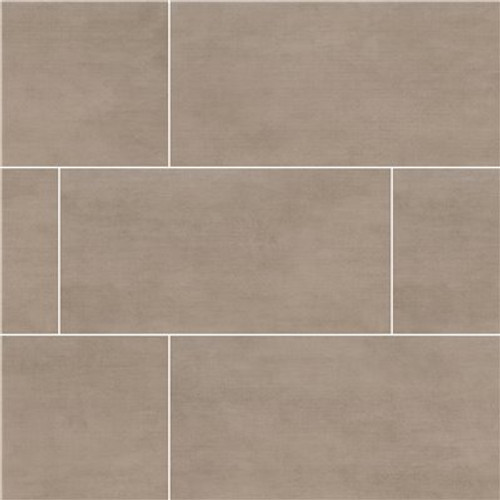 MSI Gridscale Gris 12 in. x 24 in. Matte Ceramic Floor and Wall Tile (16 sq. ft./Case)