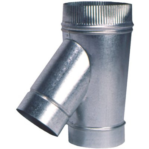 Master Flow 5 in. x 5 in. x 4 in. 26-Gauge Flue Wye
