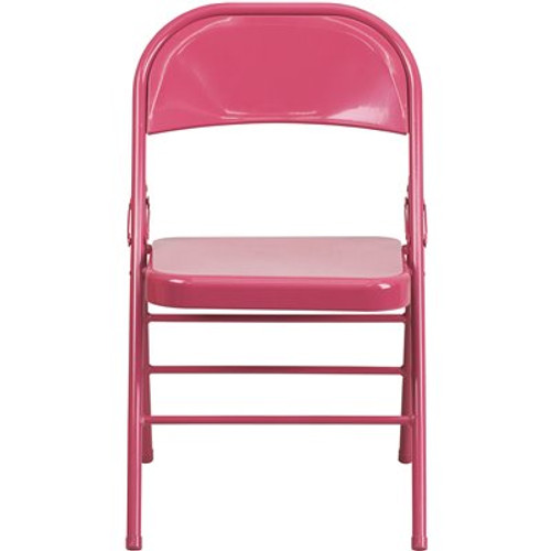 Carnegy Avenue Shockingly Fuchsia Metal Folding Chair (2-Pack) Carnegy Avenue Shockingly Fuchsia Metal Folding Chair (2-Pack)