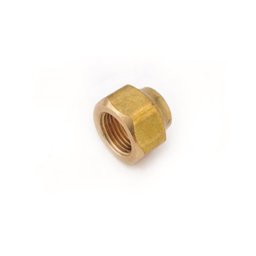 Anderson Metals 1/2 in. Brass Flare Nut Forged Heavy