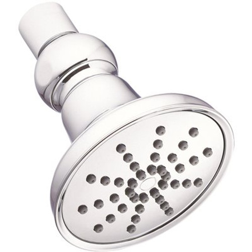 Gerber 1-Spray 3.5 in. Single Wall Mount Fixed Shower Head in Chrome