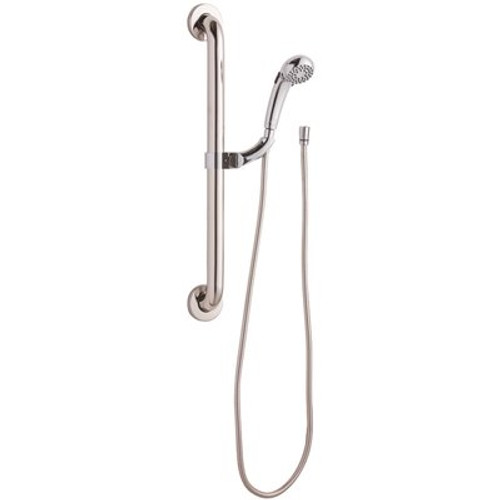 Gerber 2-Spray Hand Shower with Wall Bar with ADA Compliance in Chrome