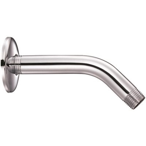 Gerber 6 in. Shower Arm with Flange in Chrome