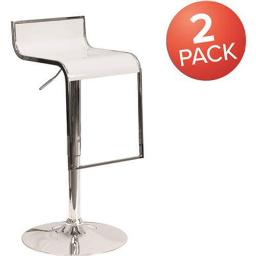 Carnegy Avenue 36.25 in. White Bar Stool (Set of 2) Carnegy Avenue 36.25 in. White Bar Stool (Set of 2)