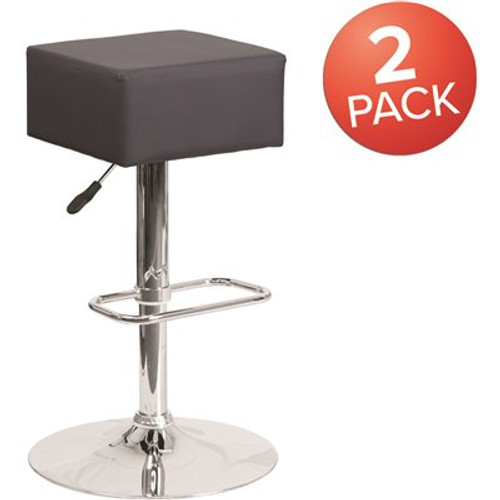 Carnegy Avenue 30.25 in. Gray Bar Stool (Set of 2) Carnegy Avenue 30.25 in. Gray Bar Stool (Set of 2)
