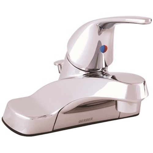 Gerber Maxwell SE 1H Single Hole Single-Handle Bathroom Faucet with Metal Pop-Up Drain in Chrome