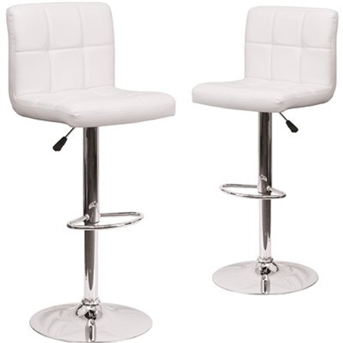 Carnegy Avenue 34 in White Bar Stool (Set of 2) Carnegy Avenue 34 in White Bar Stool (Set of 2)