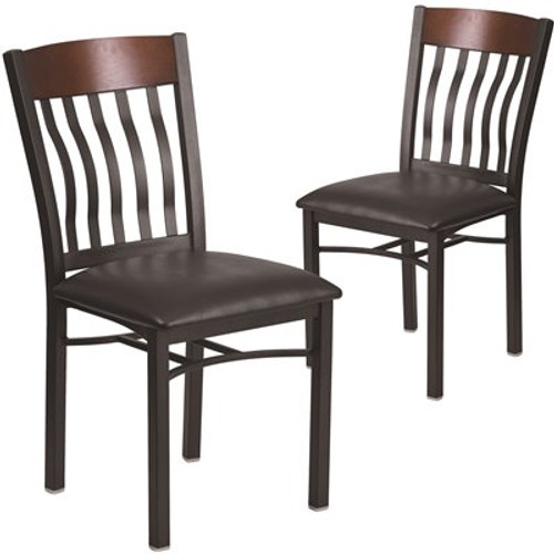 Carnegy Avenue Walnut Restaurant Chairs (Set of 2) Carnegy Avenue Walnut Restaurant Chairs (Set of 2)