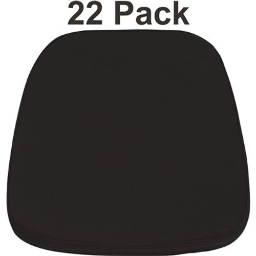 Carnegy Avenue Black Chair Pad (Set of 22)