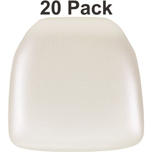 Carnegy Avenue Ivory Vinyl Chair Pad (Set of 20)