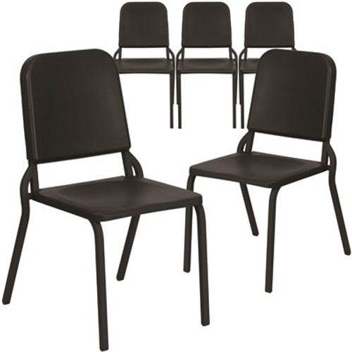 Carnegy Avenue Black Music Stack Chairs (Set of 5) Carnegy Avenue Black Music Stack Chairs (Set of 5)