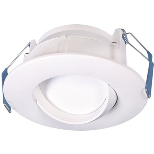 Halo RA 4 in. Selectable CCT New Construction or Remodel Canless Recessed Adjustable Gimbal Integrated LED Kit Halo RA 4 in. Selectable CCT New Construction or Remodel Canless Recessed Adjustable Gimbal Integrated LED Kit