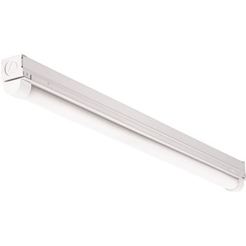 Contractor Select 2 ft. 17-Watt Equivalent Integrated LED White Multi-Volt Strip Light Fixture 1250 Lumens 4000K