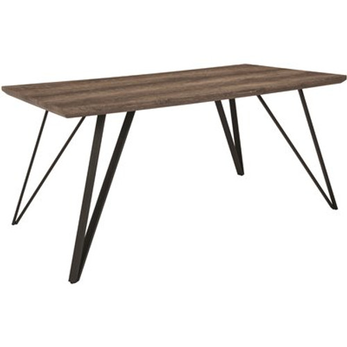 Carnegy Avenue Distressed Light Brown Dining Table