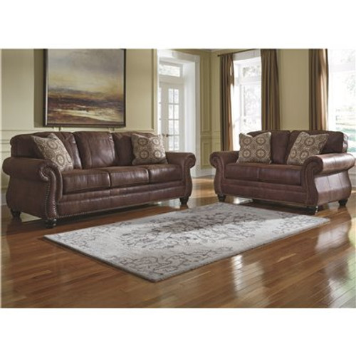 Carnegy Avenue 3-Piece Black Colored Living Room Set