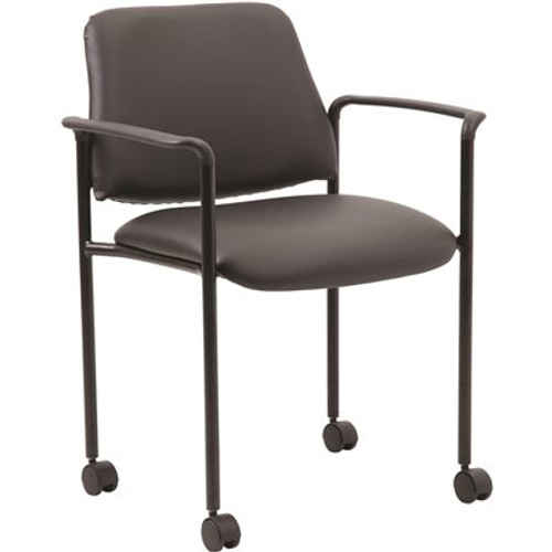 BOSS Office Products Black Mobile Desk Chair