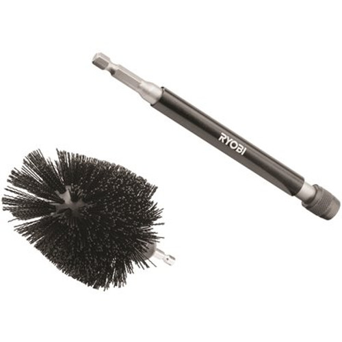 RYOBI Abrasive Bristle Brush Cleaning Kit with Extension (2-Piece)