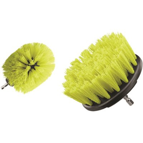 RYOBI Medium Bristle Brush Multi-Purpose Cleaning Kit (2-Piece)