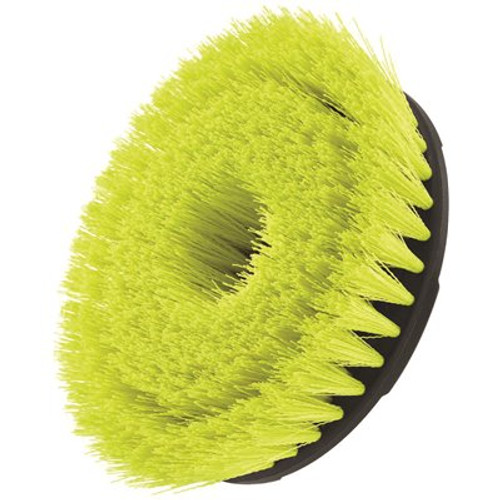 RYOBI 6 in. Medium Bristle Brush Accessory for RYOBI P4500 and P4510 Scrubber Tools