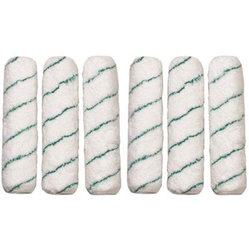 9 in. x 3/8 in. Microfiber Paint Roller Cover (6-Pack)