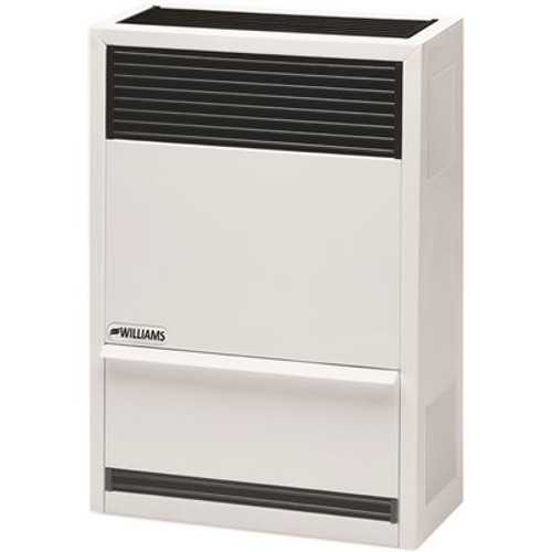 Williams Direct-Vent Gravity Wall Heater 14,000 BTUH, 65% AFUE, Natural Gas Furnace Williams Direct-Vent Gravity Wall Heater 14,000 BTUH, 65% AFUE, Natural Gas Furnace