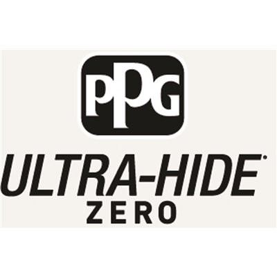 PPG Ultra-Hide Zero 1 gal. #PPG1001-1 Delicate White Semi-Gloss Interior Paint